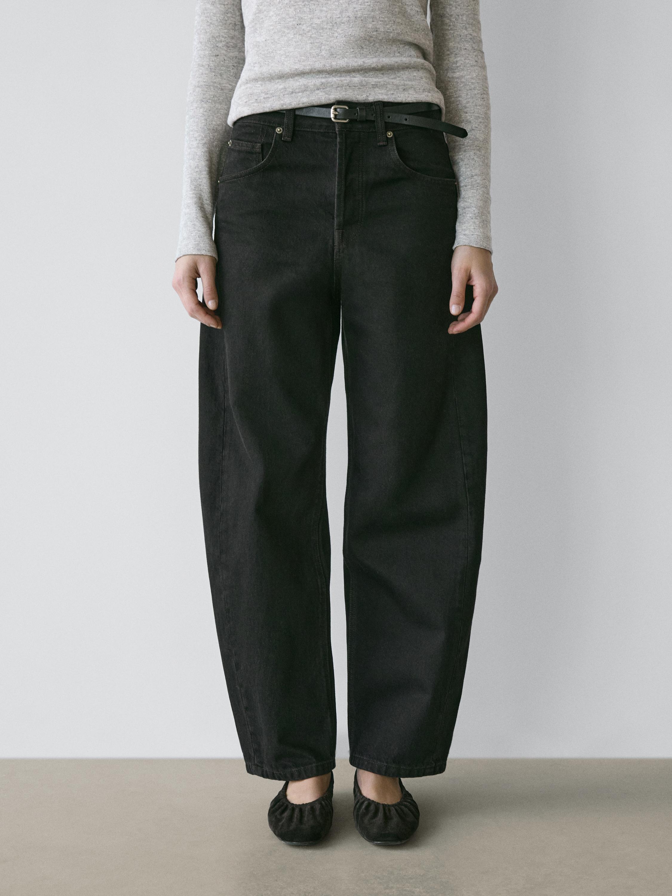 Jean balloon mid-rise